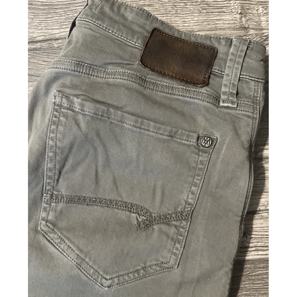 Mavi Matt Relaxed Straight Leg Stretch Olive Green Jean Pants Size 30x32